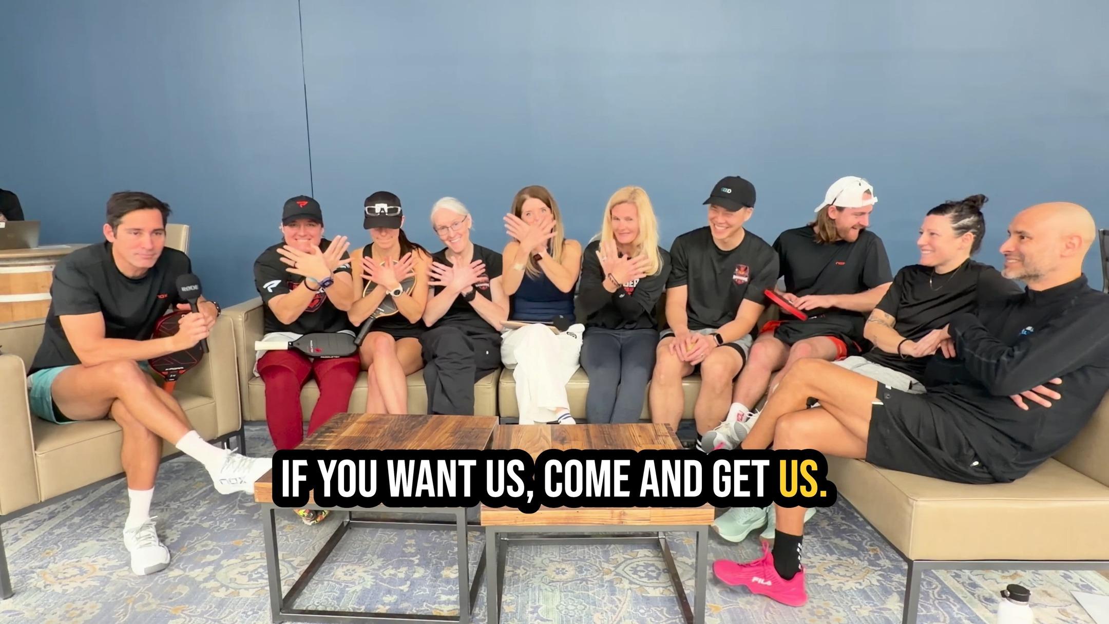 Playful trash talk as the Bangers dial it in for Showdown Weekend 🔥🏓