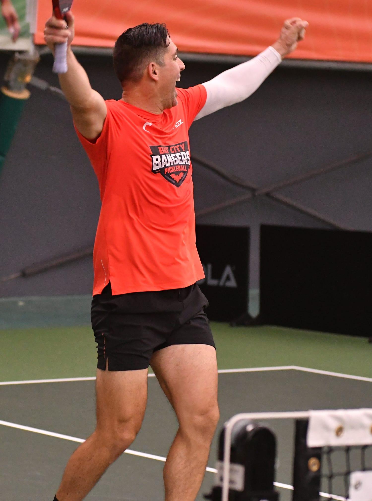 Jhonnatan Medina Alvarez celebrates