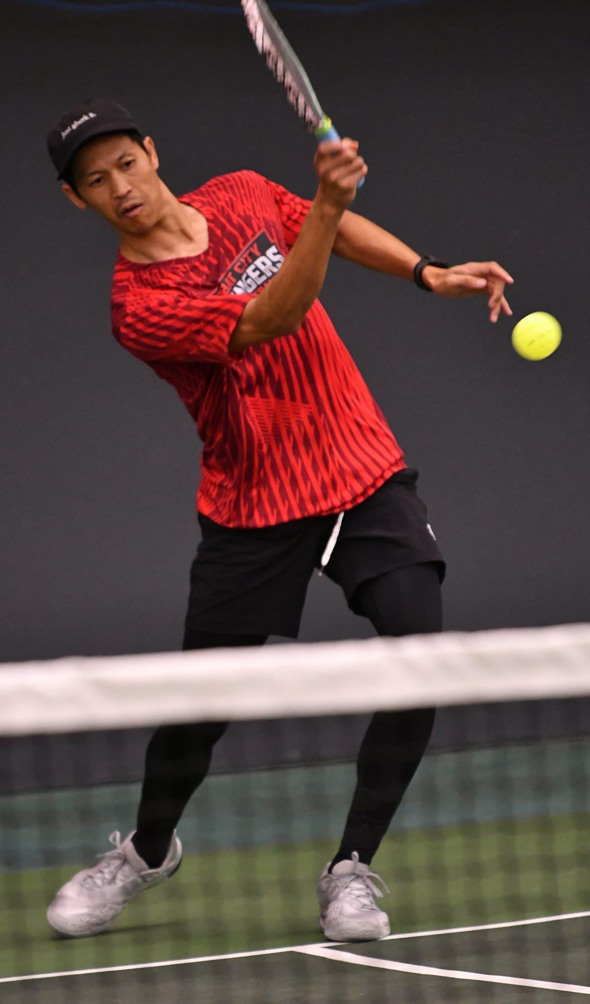Niles Parungao backhand drive